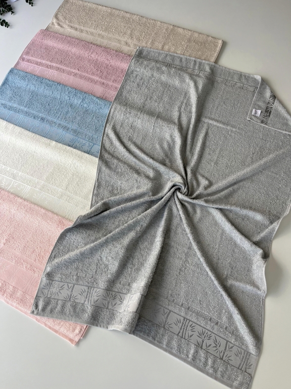 MYSOFT 90X150  6'LI PVC BAMBU HAVLU