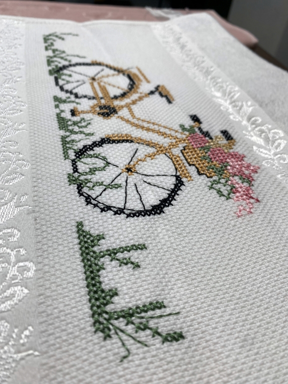 30x50 MYSOFT 6 LI NAKIŞLI HAVLU - BİSİKLET