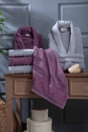 SARRA HOME ESRA AİLE BORNOZ SETİ