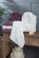 SARRA HOME ESRA AİLE BORNOZ SETİ