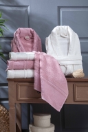 SARRA HOME ESRA AİLE BORNOZ SETİ