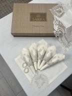 SARRA 26 PARÇA FRANSIZ GÜPÜRLÜ YEMEK TAKIMI