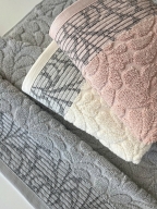 50x90 SARRA 3'LÜ SARE DİKİŞLİ DAMLA HAVLU