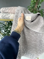 50x90 SARRA 3'LÜ SARE DİKİŞLİ DAMLA HAVLU