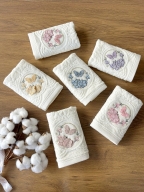 30x50 SARRA 3D BUKLE KREM 6'LI HAVLU - NİLSU