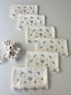 30x50 SARRA 6'LI BAMBU İPEK GÜPÜRLÜ HAVLU