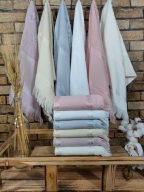 MYSOFT ANALI KIZLI ETAMİN SAÇAKLI HAVLU