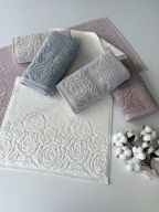 50x90 SARRA DELUXE 6'LI HAVLU - GÜL