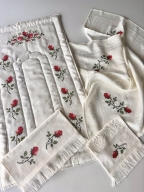 SARRA NAKIŞLI HAZIR 4'LÜ BOHÇA SETİ