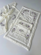 SARRA NAKIŞLI HAZIR 4'LÜ BOHÇA SETİ