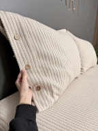 220x245 SARRA %100 PAMUK ÖRGÜ PİKE TAKIMI