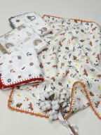 SARRA TIĞ OYALI MÜSLİN BEBEK ÖRTÜSÜ