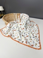 SARRA TIĞ OYALI MÜSLİN BEBEK ÖRTÜSÜ