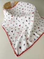SARRA TIĞ OYALI MÜSLİN BEBEK ÖRTÜSÜ