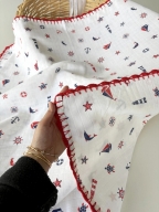 SARRA TIĞ OYALI MÜSLİN BEBEK ÖRTÜSÜ