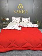 SARRA ÇİFT TARAFLI WELLSOFT YORGAN SETİ - KALP