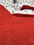 SARRA ÇİFT TARAFLI WELLSOFT YORGAN SETİ - KALP