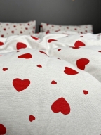 SARRA ÇİFT TARAFLI WELLSOFT YORGAN SETİ - KALP