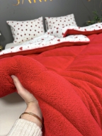 SARRA ÇİFT TARAFLI WELLSOFT YORGAN SETİ - KALP