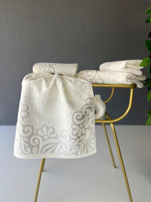 SARRA ANALI KIZLI FİRUZE PVC 4'LÜ HAVLU SETİ