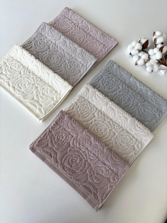 30x50 SARRA DELUXE 6'LI HAVLU - GÜL