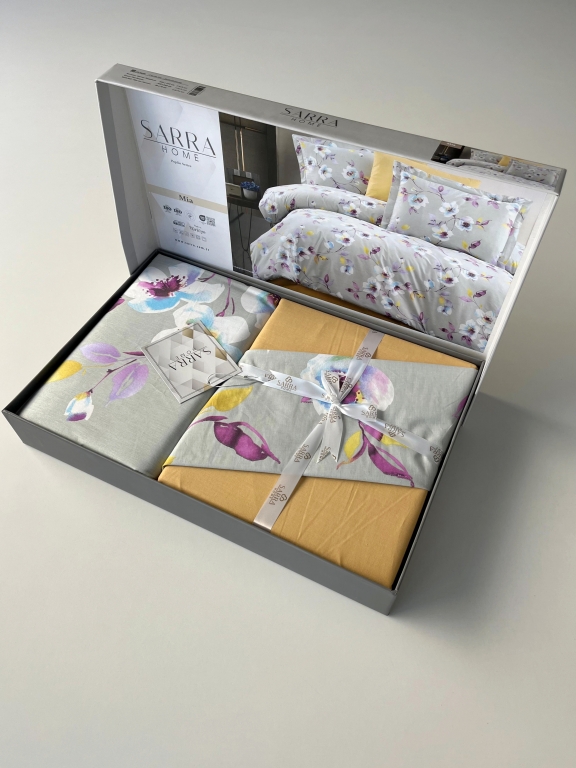 SARRA HOME ÇİFT KİŞİLİK POPLİN NEVRESİM TAKIMI - MİA